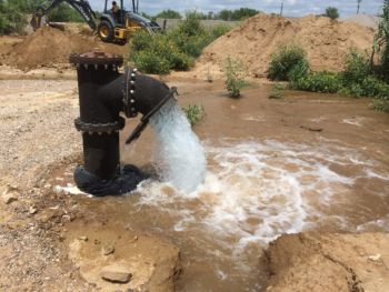 8,000 GPM Flush-Laredo Texas