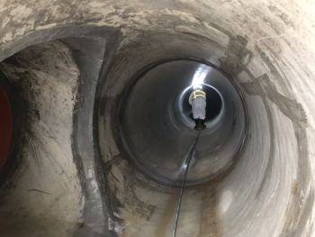 54 inch Spray Disinfection- Davis WTP Austin Texas