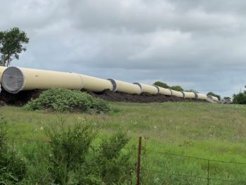 60 inch pipe-Leonard Texas